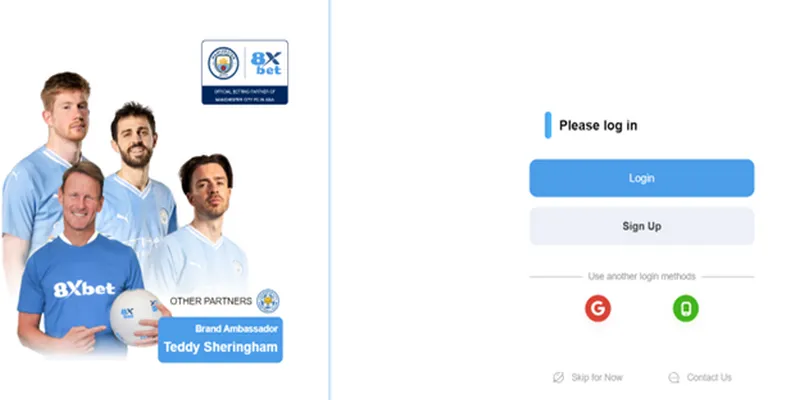 Cụ thể những bước đăng nhập 8XBET cho anh em mới 